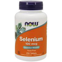 Now Foods Selenium - Selenas 100 mcg 250 tablečių