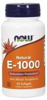 Now Foods vitaminas E 1000 TV 50 kapsulių