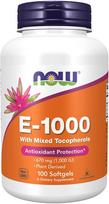 Now Foods vitaminas E 1000 TV 100 kapsulių