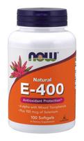 Now Foods vitaminas E 400 TV + selenas 100 mcg 100 kapsulių