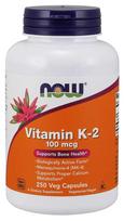 Now Foods vitaminas K2 MK4 100 mcg 250 kaps.
