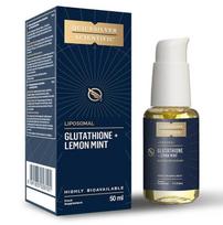 QUICKSILVER liposominis glutationas + citrinų ir mėtų skonio stipriklis ES 50 ml