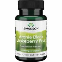 Swanson Aronia Black Chokeberry Fruit 60 kapsulių
