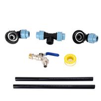 Elbow IBC Adapter Container Tank Gooseneck Outlet Tap Connector for Filling Watering Can2 Barrels in Series