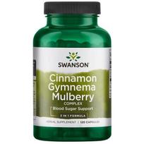 Swanson Cinamono ir Gymnema šilkmedžio kompleksas 120 kapsulių