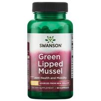 Swanson žaliosios midijos su spurgais 500 mg 60 kapsulių