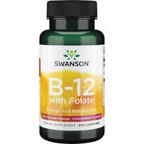 Swanson vitaminas B12 1000 mcg 250 pastilių