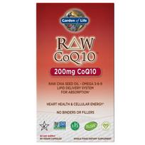 Garden of Life RAW CoQ10 - kofermentas Q10 200 mg 60 kapsulių