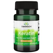 Swanson Keratinas 50 mg 60 kapsulių