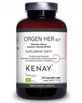 KENAY Orgen-Her augalų ekstraktai, vitaminai ir mineralai JAI 120 kapsulių
