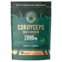 WISESHROOMS kordicepsas 2000 mg 90 kapsulių