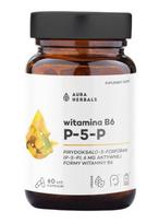 AURA HERBALS Vitaminas B6 P-5-P 6 mg 60 kapsulių
