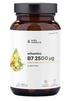AURA HERBALS Vitaminas B7 2500 µg, biotinas 60 kapsulių