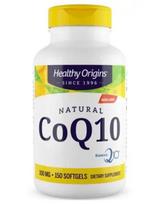 HEALTHY ORIGINS natūralus kofermentas Q10 – kofermentas Q10 100 mg 150 kapsulių