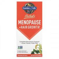 Garden of Life Menopauzė + Plaukų augimas 30 kapsulių
