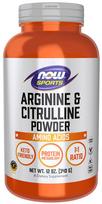 Now Foods L-argininas ir L-citrulinas 340 g