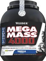 Mega Mass 4000, Vanilla - 3000 grams - Weider