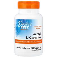 Acetyl L-Carnitine, 500mg - 120 kapsulių - Doctor's Best