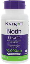 Biotin, 10000mcg - 100 tablečių - Natrol