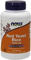 Red Yeast Rice Concentrated 10:1 Extract, 1200mg - 60 tablečių - NOW Foods