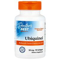 Ubiquinol with Kaneka, 50mg - 90 kapsulių - Doctor's Best