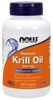 Krill Oil, 500mg - 120 kapsulių - NOW Foods