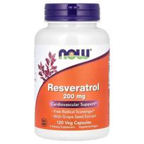 Resveratrol, 200mg - 120 kapsulių - NOW Foods