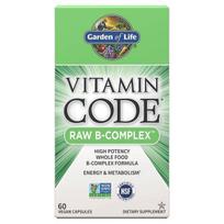 Vitamin Code Raw B-Complex - 60 vegan kapsulių - Garden of Life