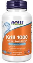Krill Oil, 1000mg Double Strength - 60 kapsulių - NOW Foods