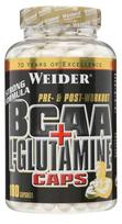 BCAA + L-Glutamine kapsulių - 180 kapsulių - Weider