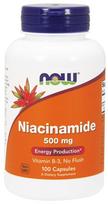 Niacinamide, 500mg - 100 kapsulių - NOW Foods