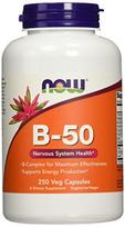 Vitamin B-50 - 250 kapsulių - NOW Foods