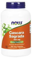 Cascara Sagrada, 450mg - 250 kapsulių - NOW Foods