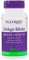 Ginkgo Biloba, 120mg - 60 kapsulių - Natrol