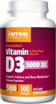 Vitamin D3, 5000 IU - 100 kapsulių - Jarrow Formulas