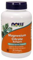 Magnesium Citrate kapsulių - 90 kapsulių - NOW Foods