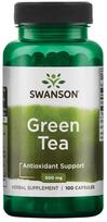 Green Tea, 500mg - 100 kapsulių - Swanson