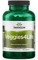 Veggies4Life - 300 tablečių - Swanson