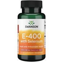 E with Selenium, 400IU - 90 kapsulių - Swanson