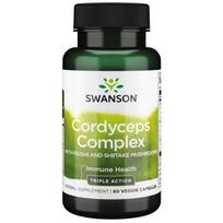 Cordyceps Complex with Reishi and Shiitake Mushrooms - 60 kapsulių - Swanson