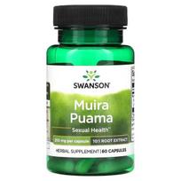 Muira Puama, 250mg (10:1) - 60 kapsulių - Swanson