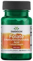 Folate (5-Methyltetrahydrofolic Acid), 800mcg - 30 kapsulių - Swanson