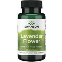 Lavender Flower, 400mg - 60 kapsulių - Swanson