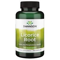 Licorice Root, 450mg - 100 kapsulių - Swanson