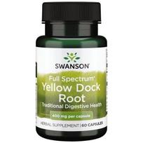 Full Spectrum Yellow Dock Root, 400mg - 60 kapsulių - Swanson