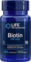 Biotin, 600mcg - 100 kapsulių - Life Extension