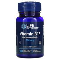 Vitamin B12 Methylcobalamin, 500mcg - 100 vegetarian lozenges - Life Extension