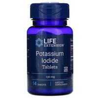 Potassium Iodide tablečių, 130mg - 14 tablečių - Life Extension