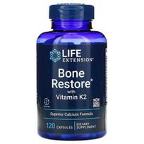Bone Restore with Vitamin K2 - 120 kapsulių - Life Extension