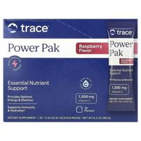 Power Pak, Raspberry - 30 packets - Trace Minerals